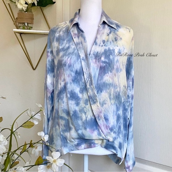 NWT YF&B Soho Tie Dye Blouse - Picture 3 of 9